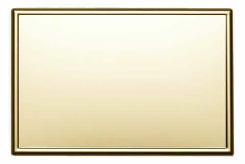 Pompes Funèbres LOIC - Plaque identité cercueil avec rebord or