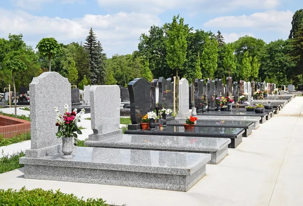image illustrant concession funéraire dans cimetière