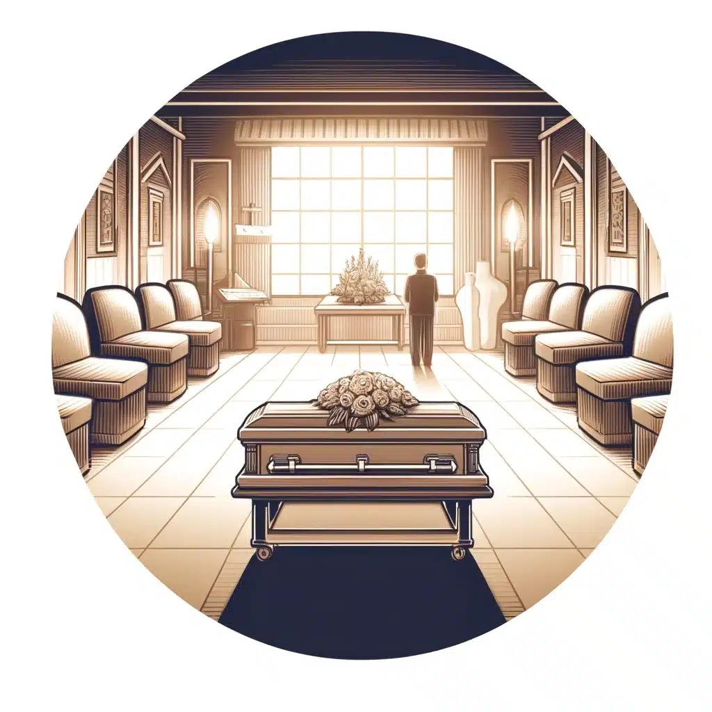 illustration représentant le concept de "dépôt de corps"